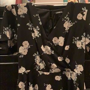 Express Dresses - Express Floral Wrap Dress Express Dresses - Express Floral Wrap Dress